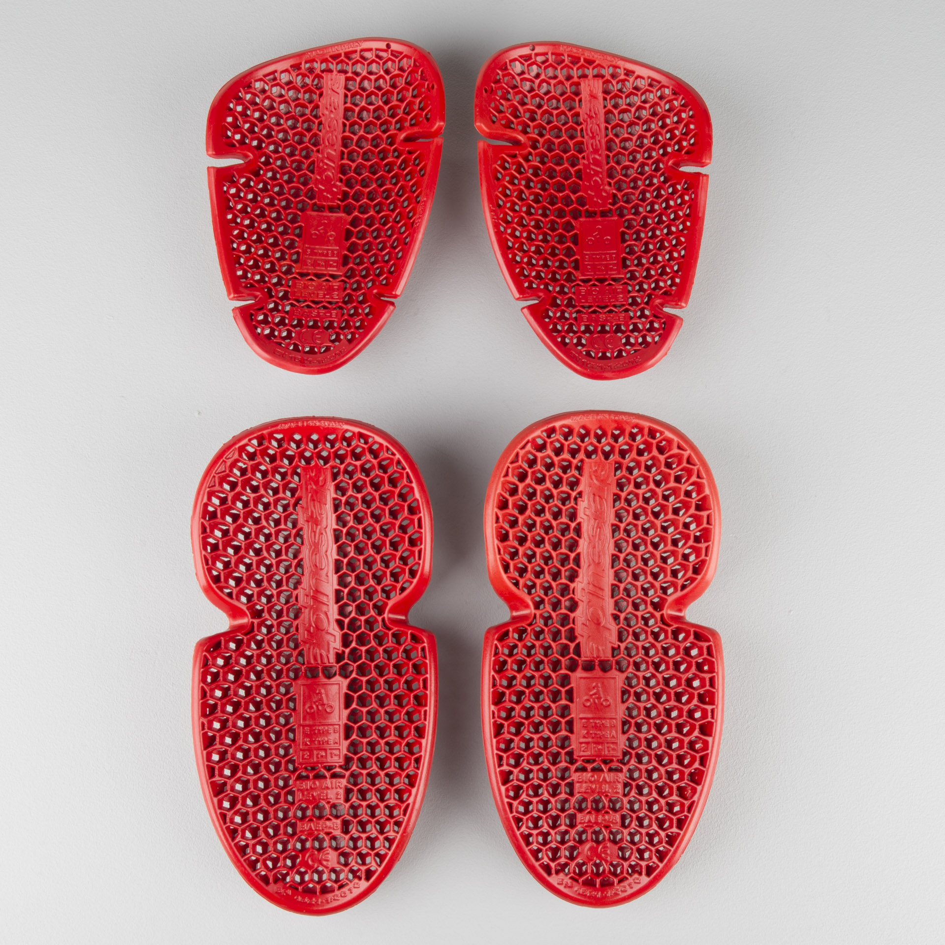 Alpinestars Bio Armour Type B 4-Piece Protection Kit Red