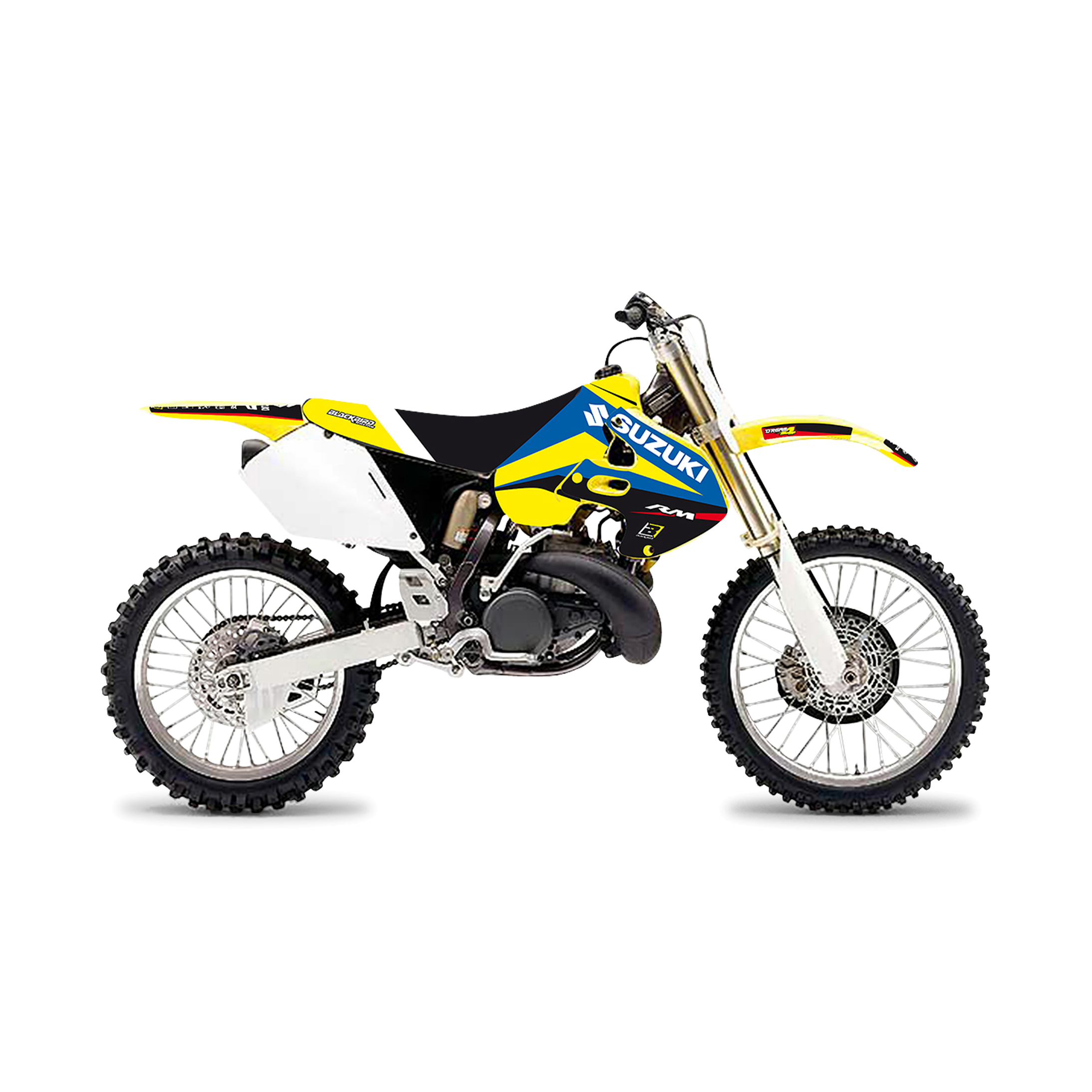 Blackbird Dream 4 Complete Decal Kit with Seat Cover Yellow-Blue-Black
