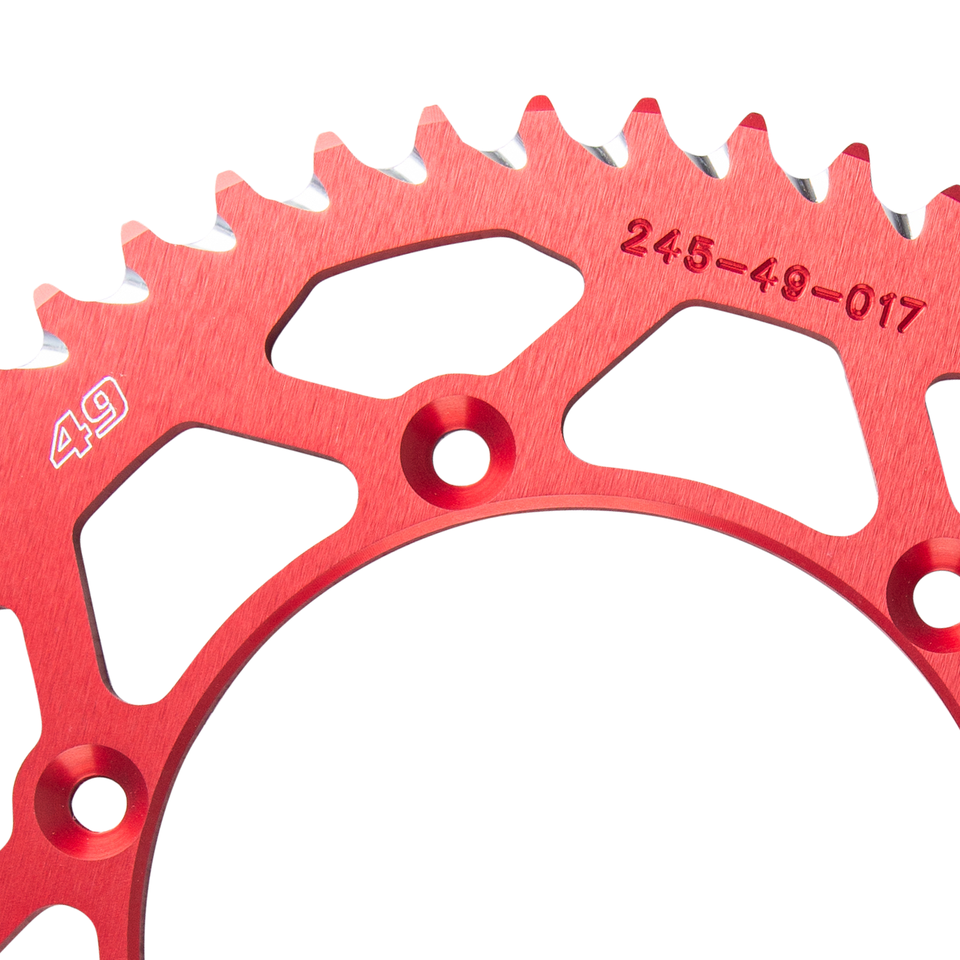 Proworks Aluminum Rear Sprocket Red | 24MX