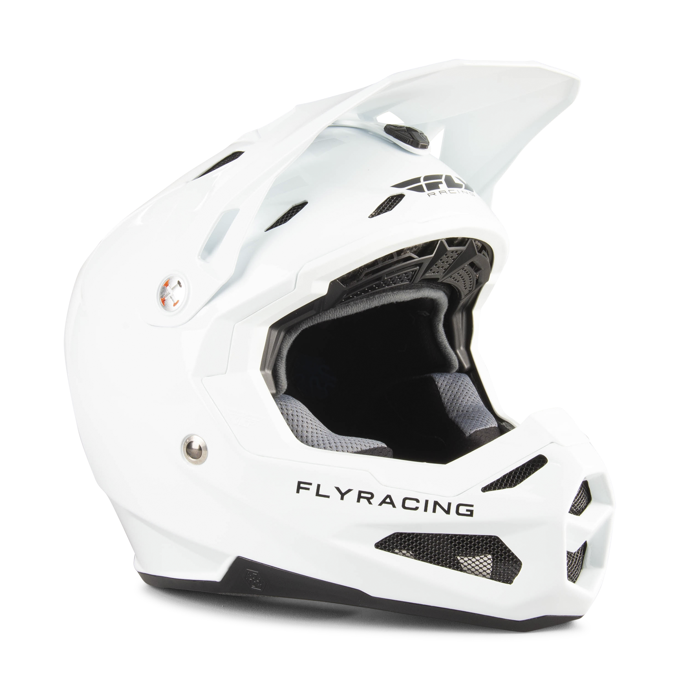 white mx helmet