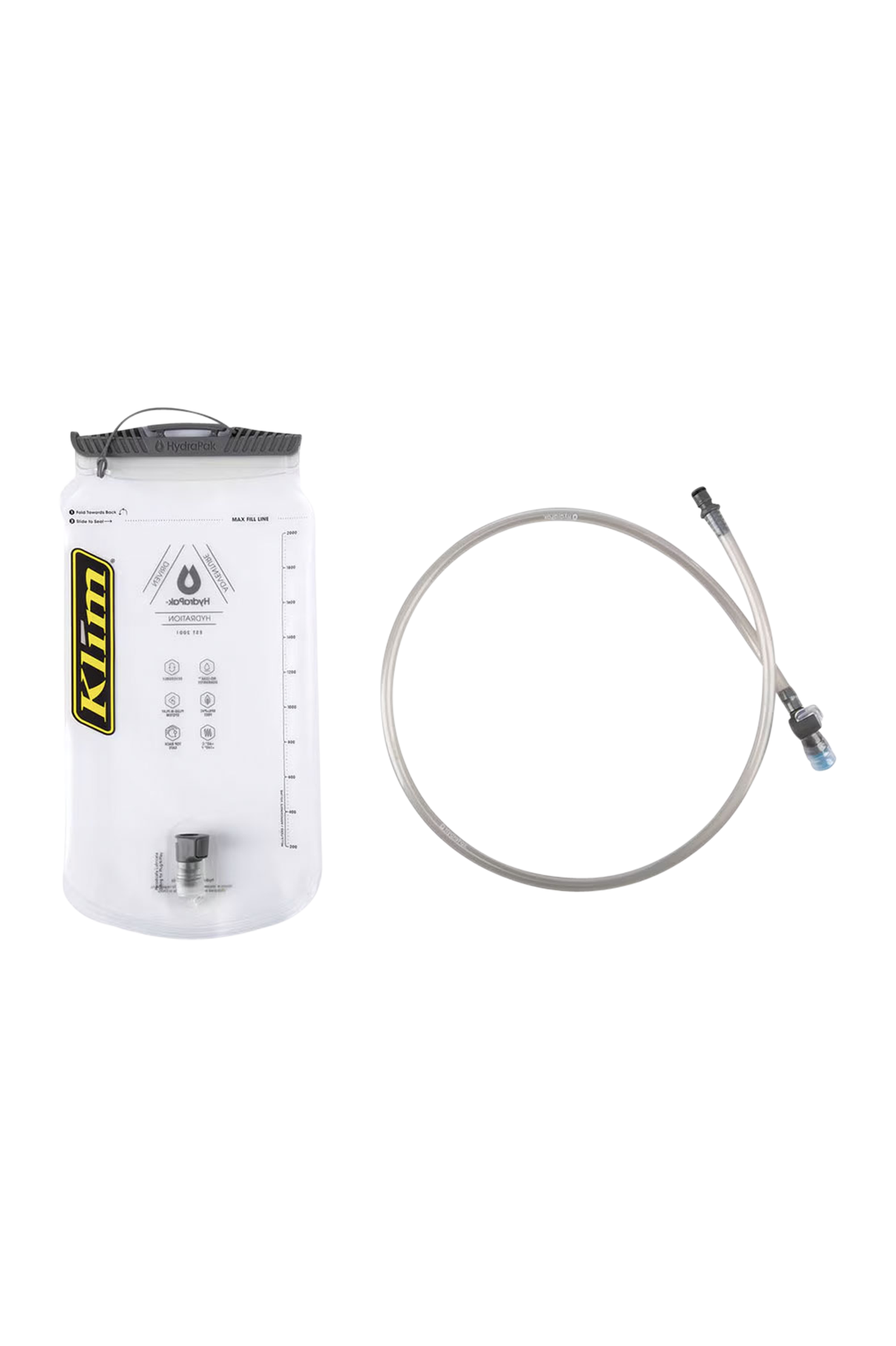 System Hydracyjny MX Klim Hydrapak 2L Złamany Biały