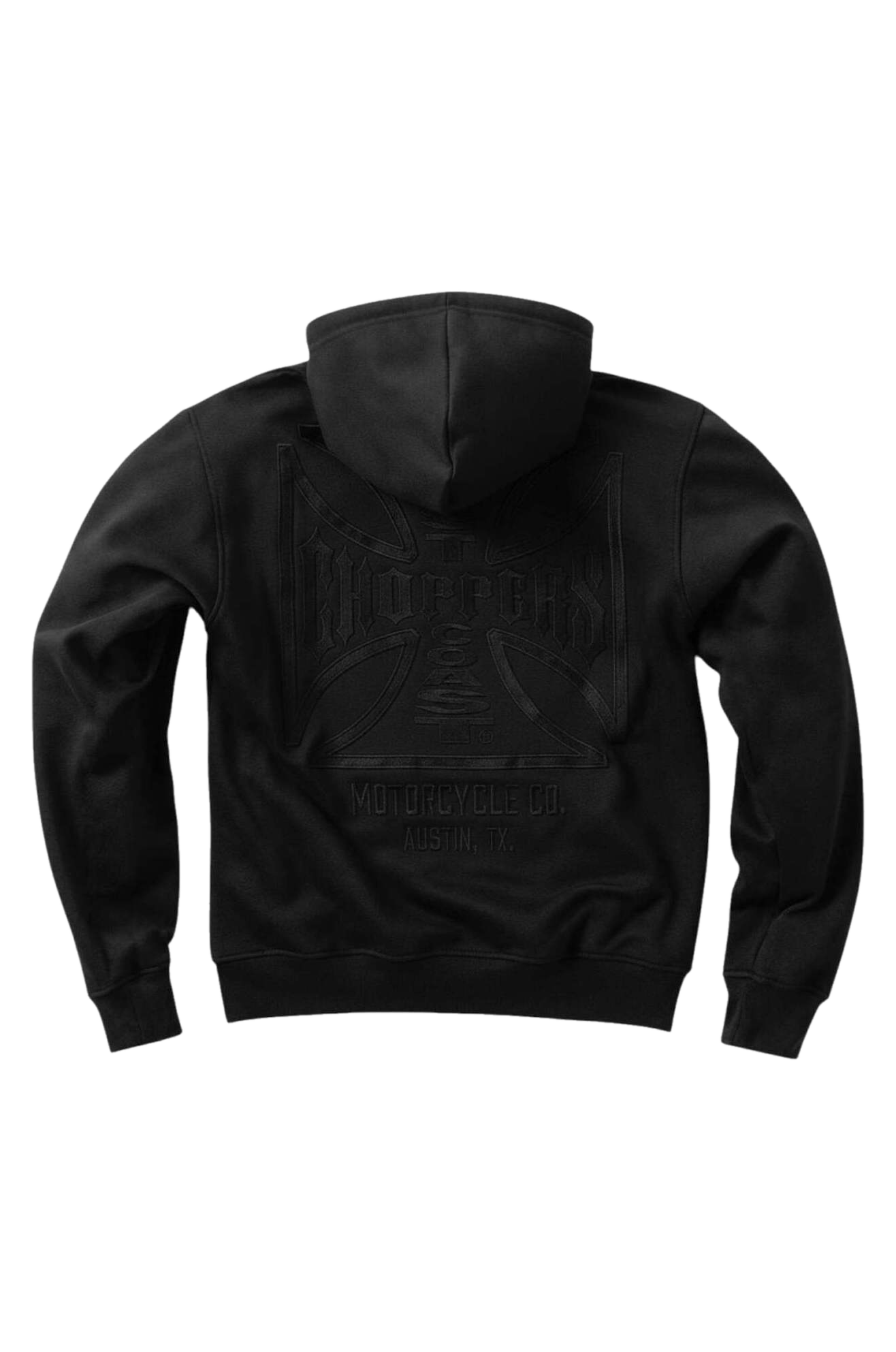 West Coast Choppers Tone To Tone Dominator Hoodie Met Rits