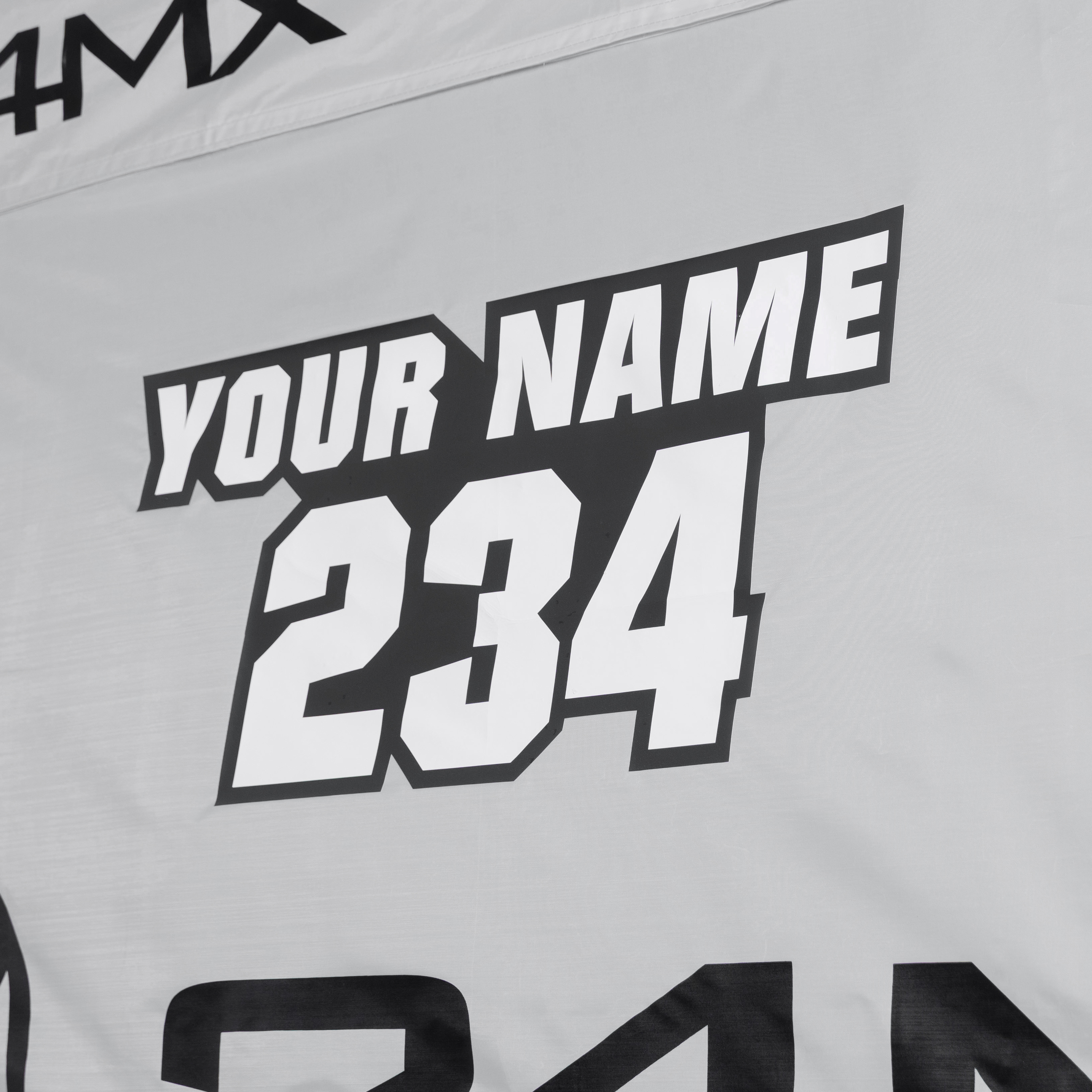 24MX Personalised Tent Walls Grey
