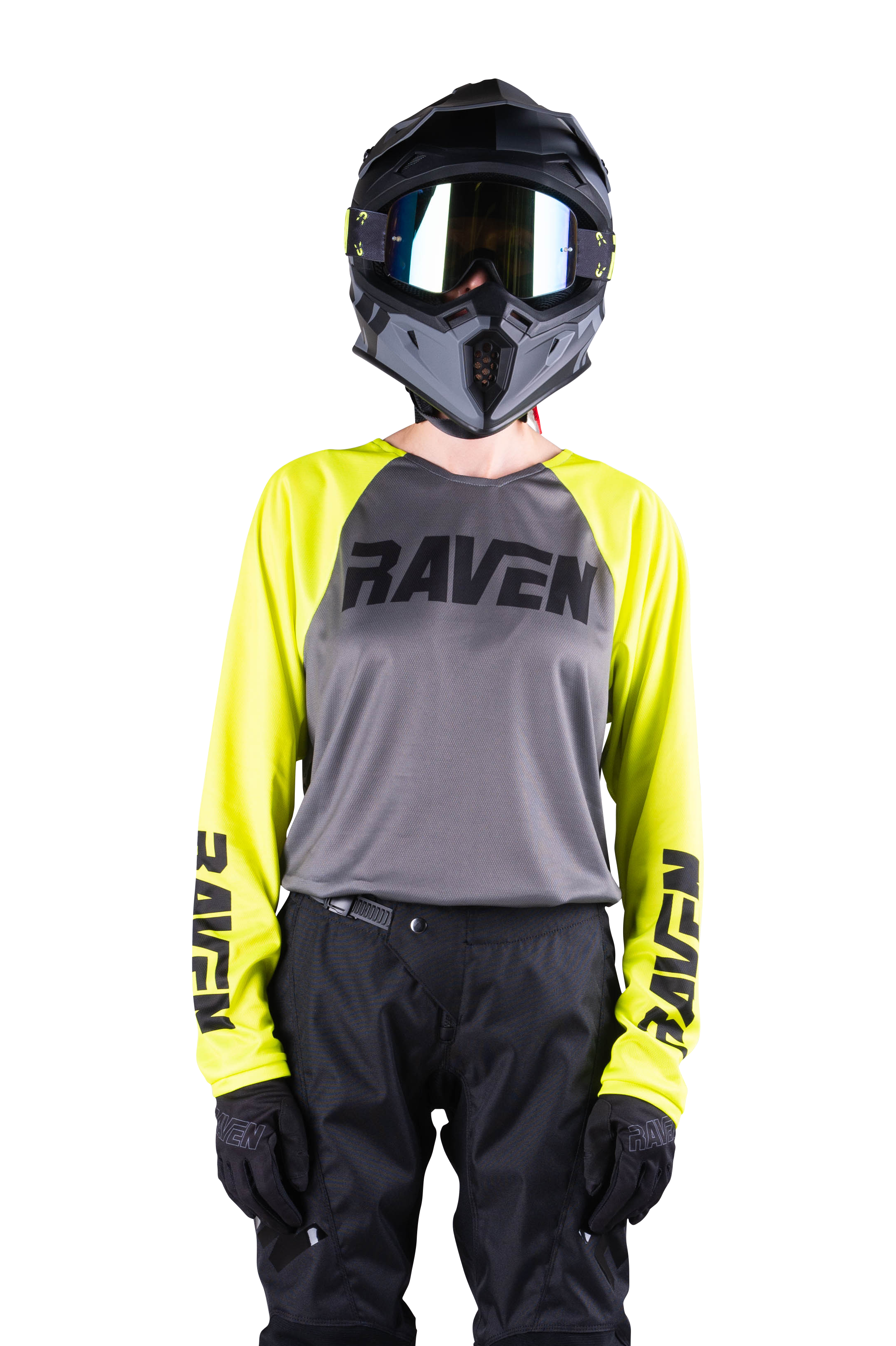 Camiseta de Cross para Niño Raven Rival