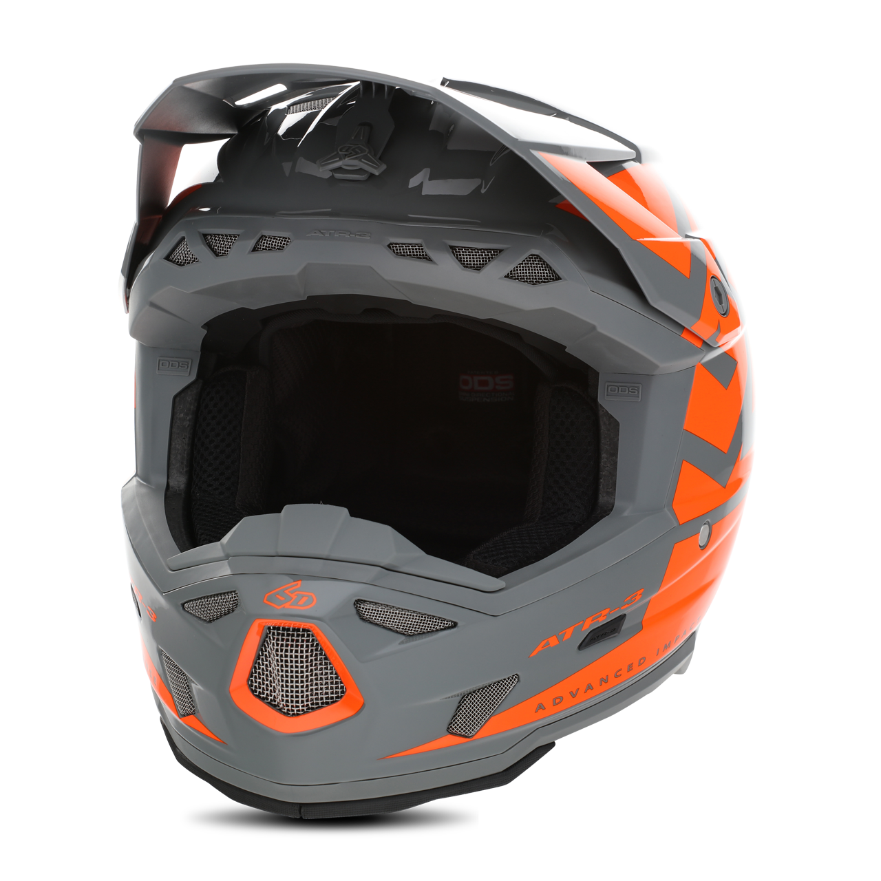 Crosshelm Kinderen 6D ATR-3Y Hex Glanzend