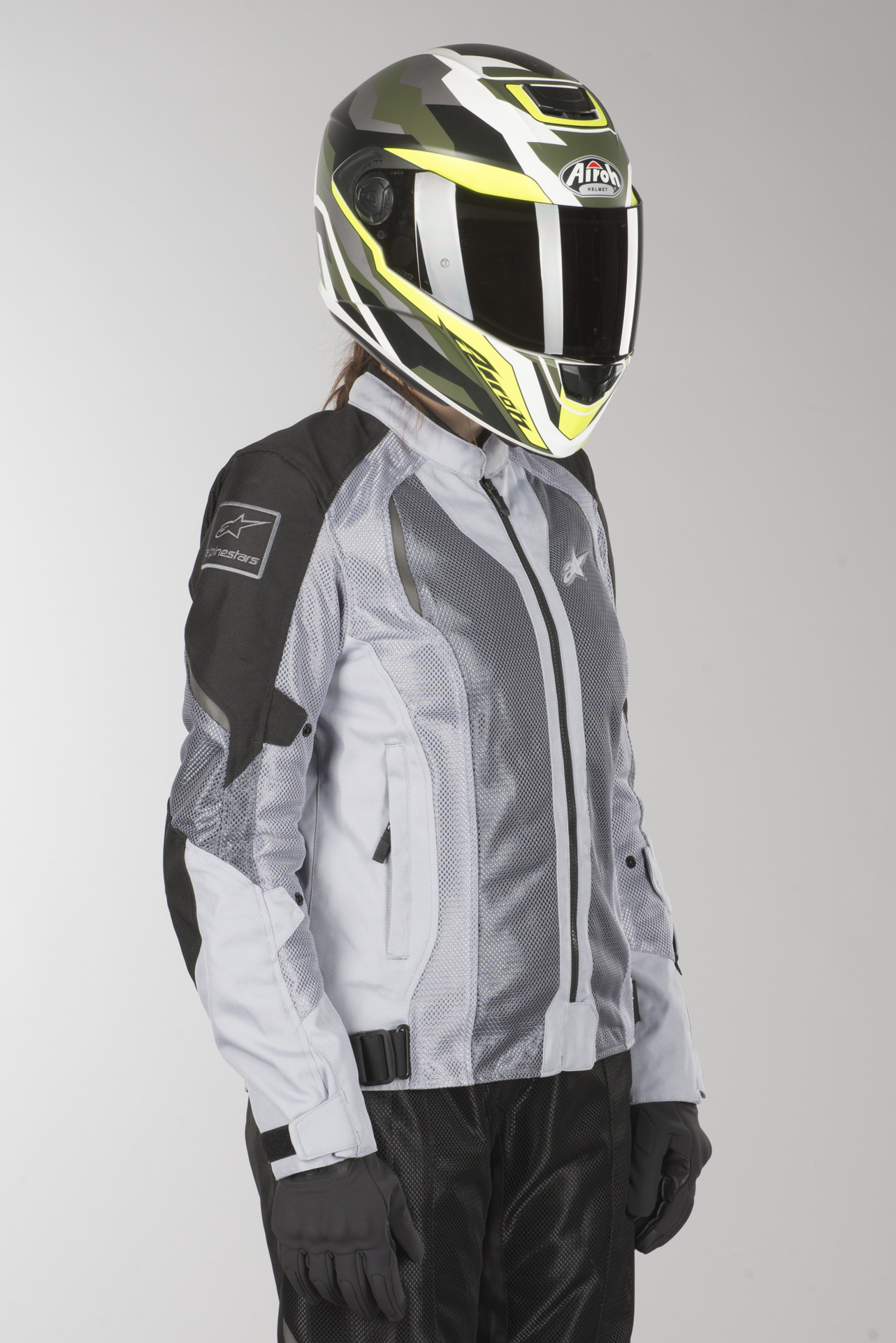 Jakke Dame Alpinestars Stella Wake Air Svart Grå Jakke Dame Alpinestars Stella Wake Air Svart Grå