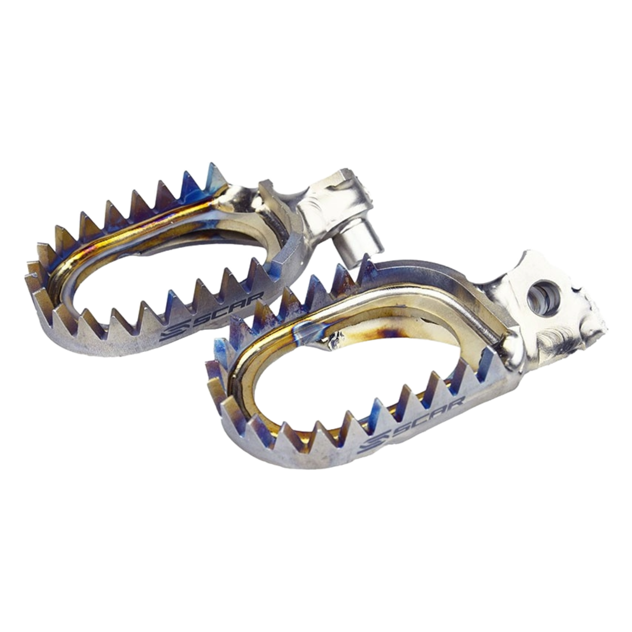 SCAR Anti Mud Titanium Footpegs