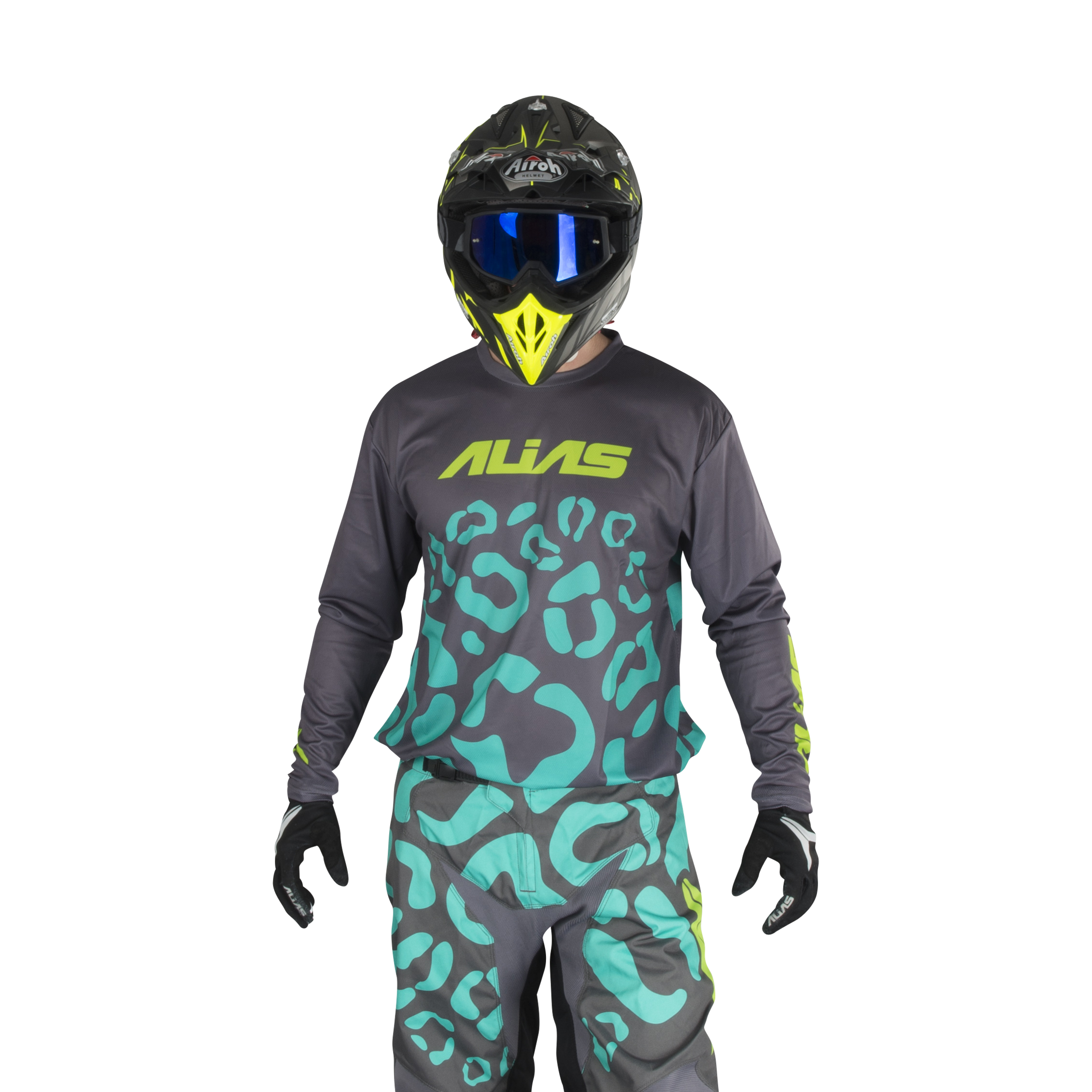 cheetah print motocross gear