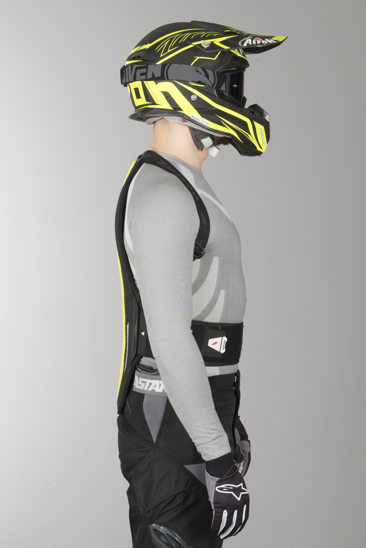 Zandonà Hybrid Pro x8 Back Protector Fluo Yellow