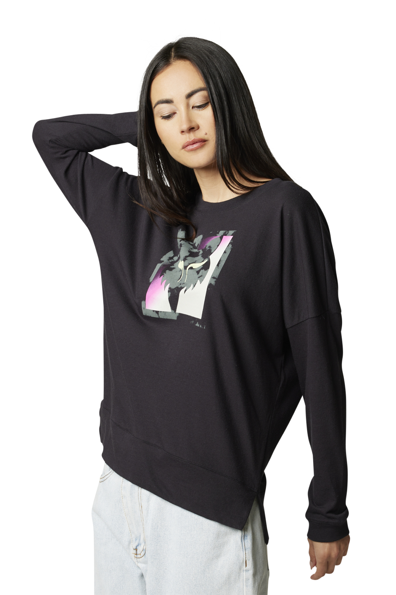 Camiseta Mujer FOX Detonate Knit Top Manga Larga