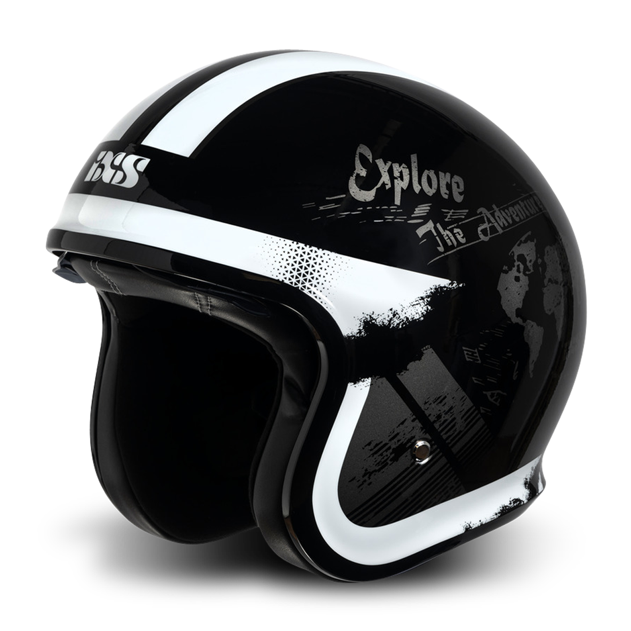 Casque Jet IXS 77 2 3 Scrated Mat XS