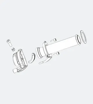 Γκάζι Σκούτερ Domino 112 mm Range 50cc+LX125