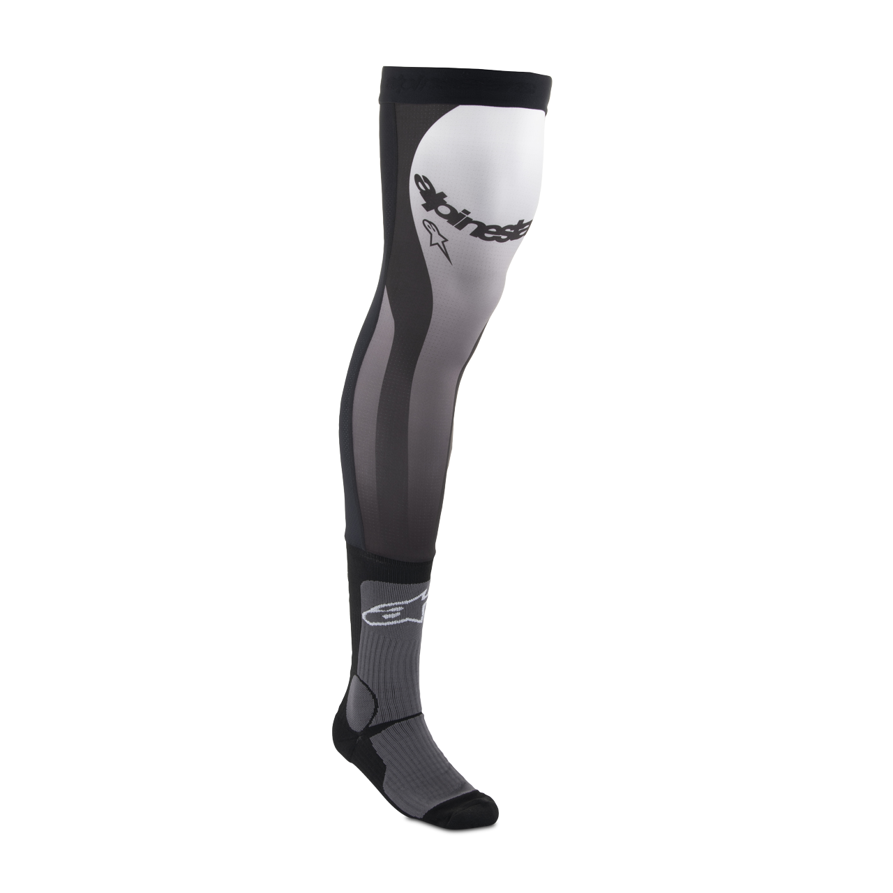 Calcetines de Cross Alpinestars Rodillera Negro-Blanco