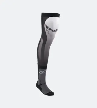 Meias MX para Joelheira Alpinestars Preto-Branco