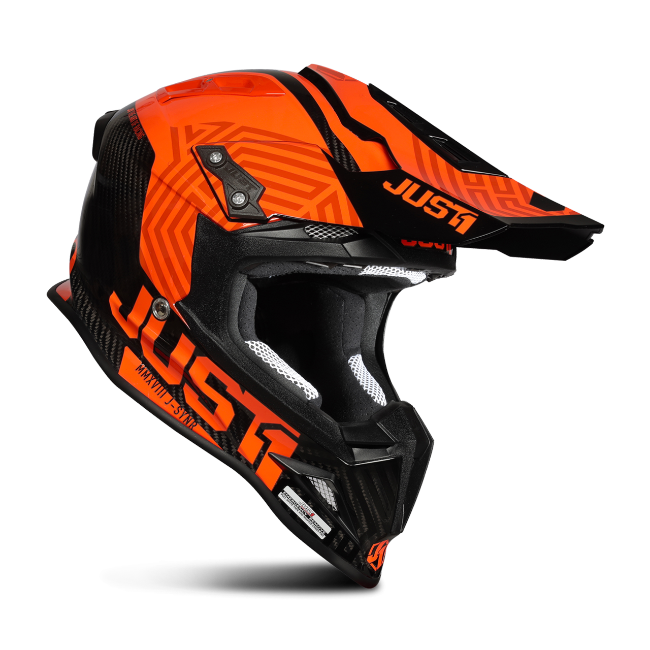 Casco Cross Just1 J12 Syncro Arancio-Grigio - Adesso 40% di risparmio -  xlmoto.it