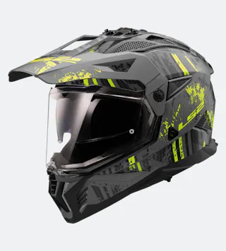 LS2 MX702 Pioneer II Adventure Helmet Crazy