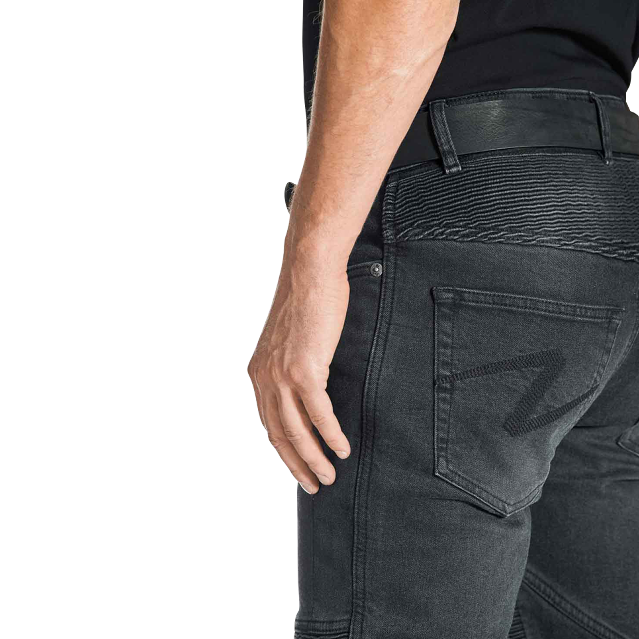 Pando Moto Karl Devil 9 Motorcycle Jeans Washed