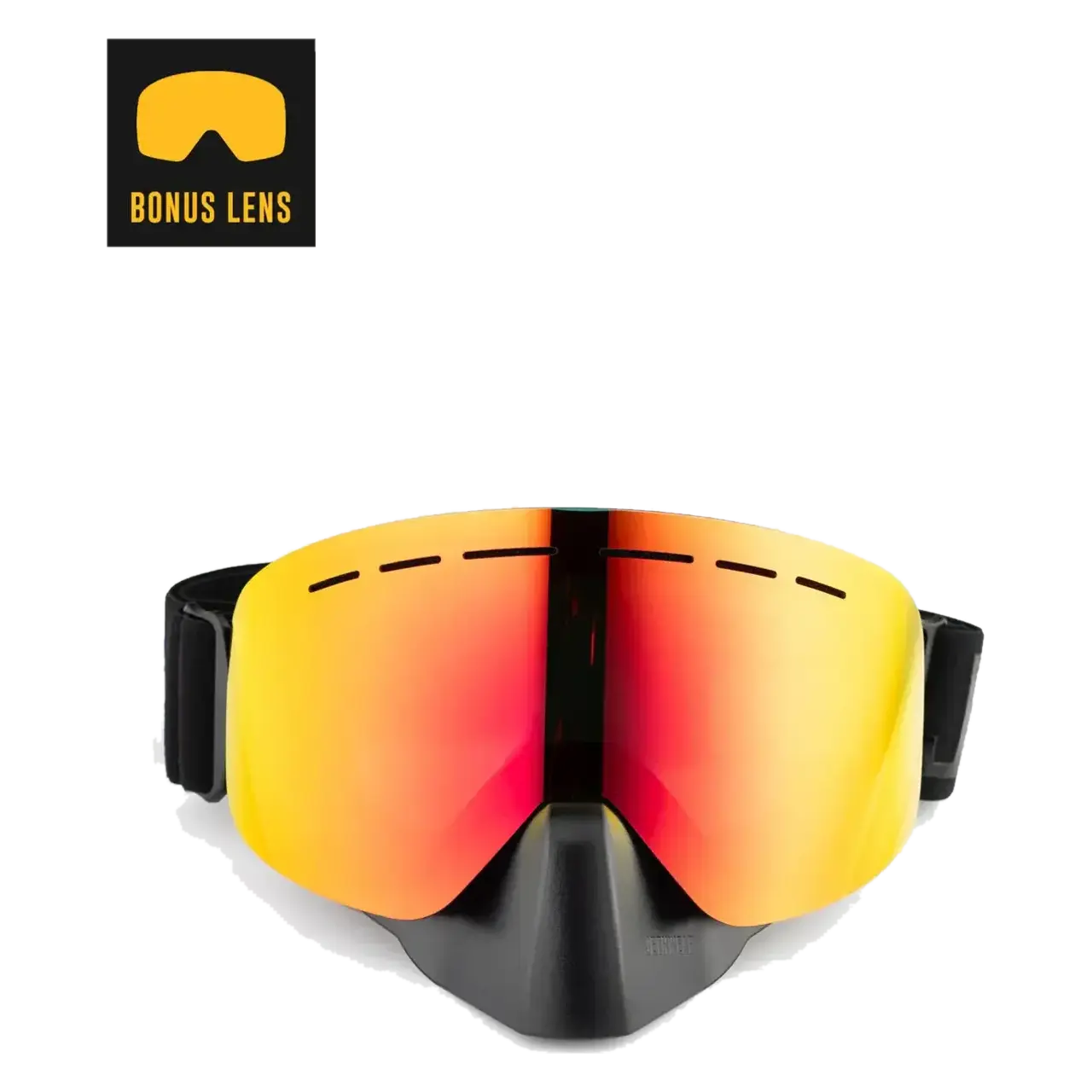 Jethwear Phase (2022) Snowmobile Goggles (Extra Yellow Lens included)