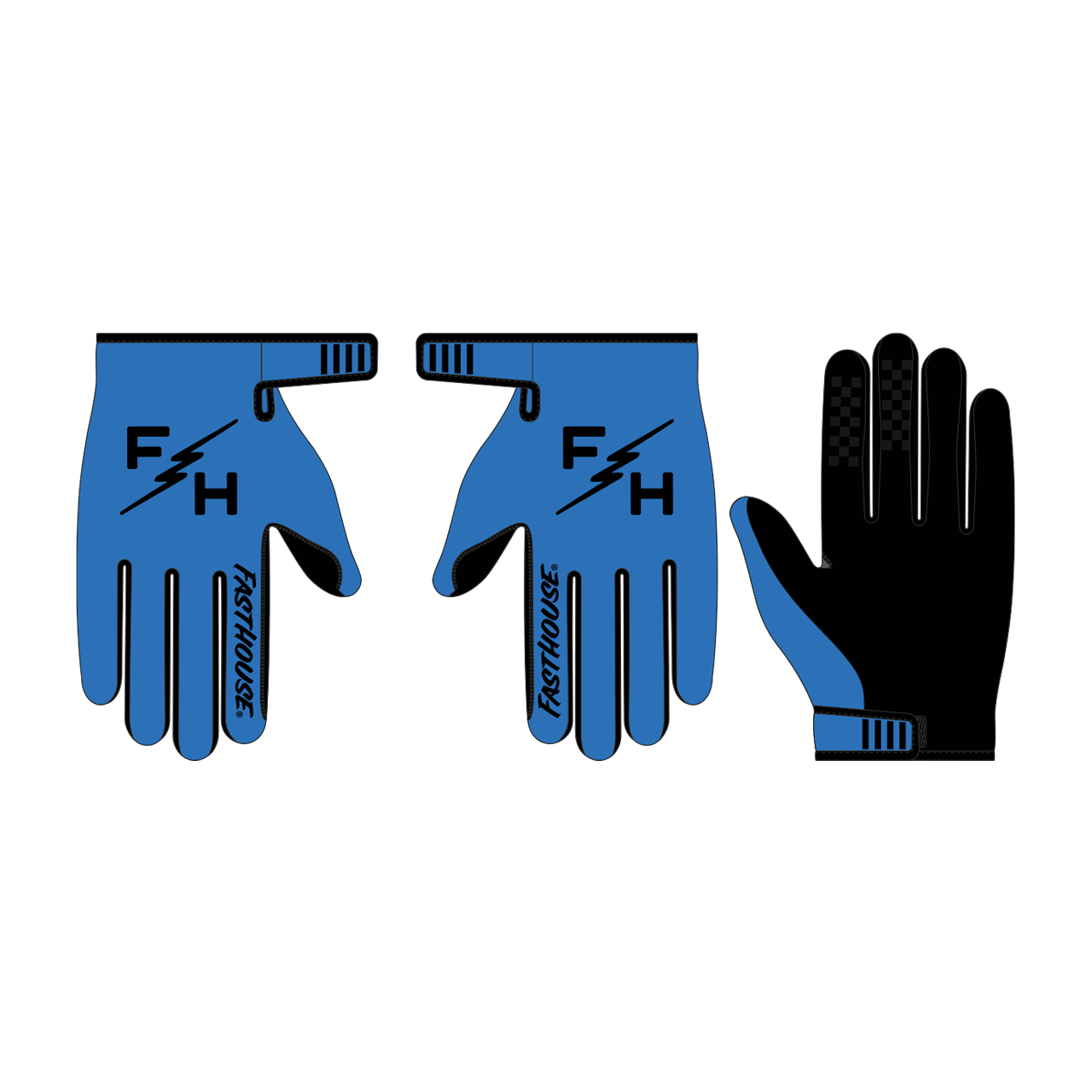 Guanti Cross Fasthouse Carbon Eternal Bambino