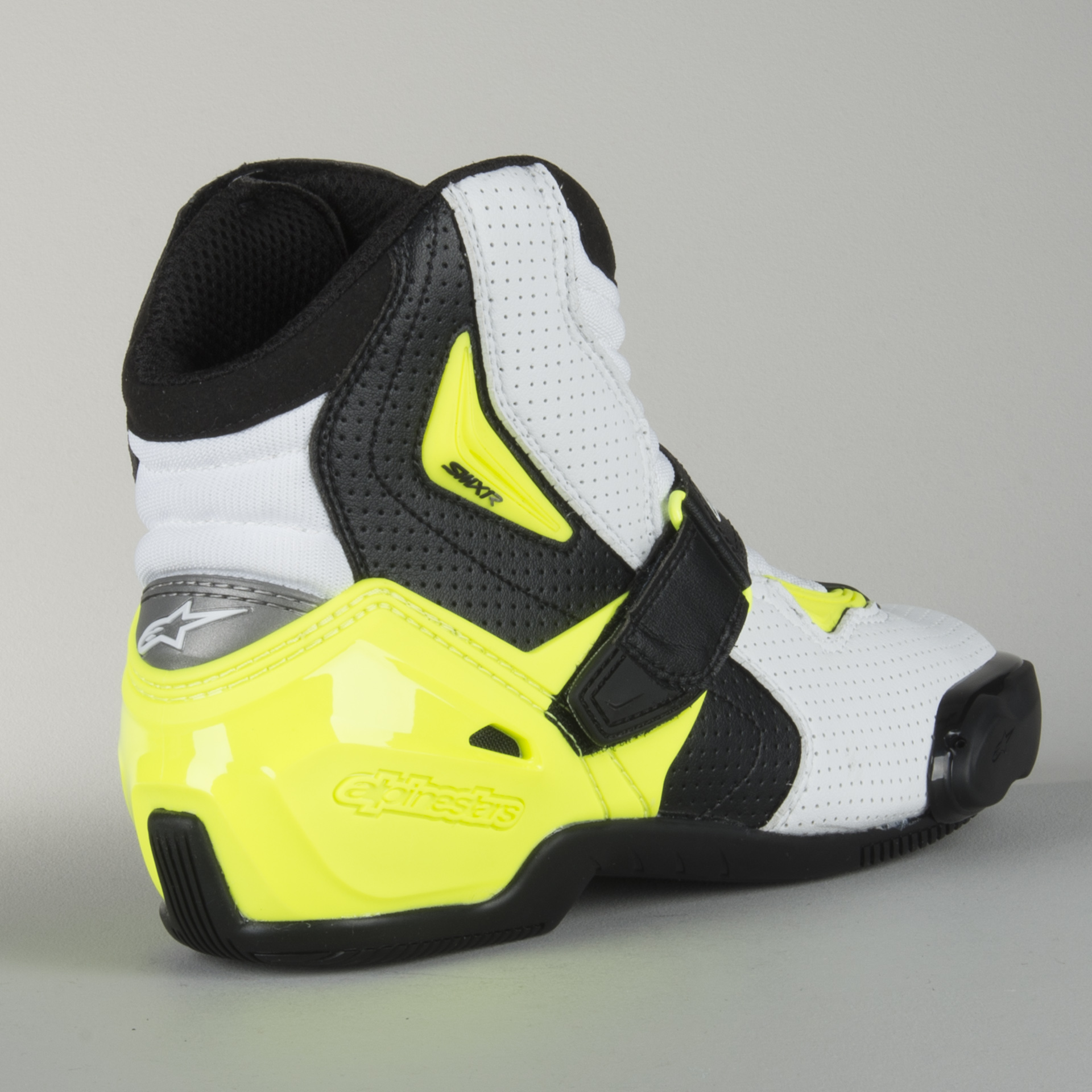 Alpinestars Motorcycle boots Smx-1 R Black White Yellow Fluo