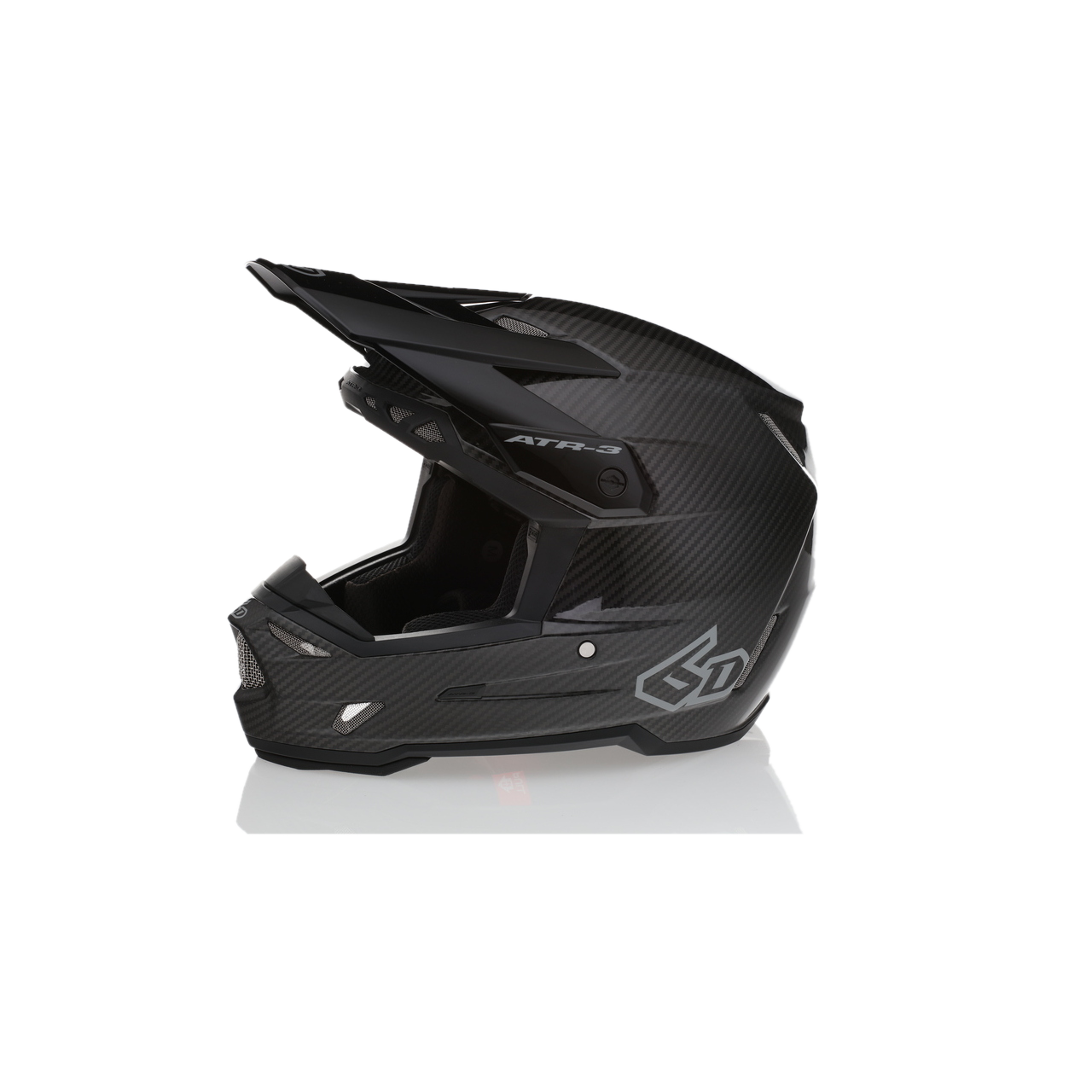 Casco MX 6D ATR-3 Solid FIM