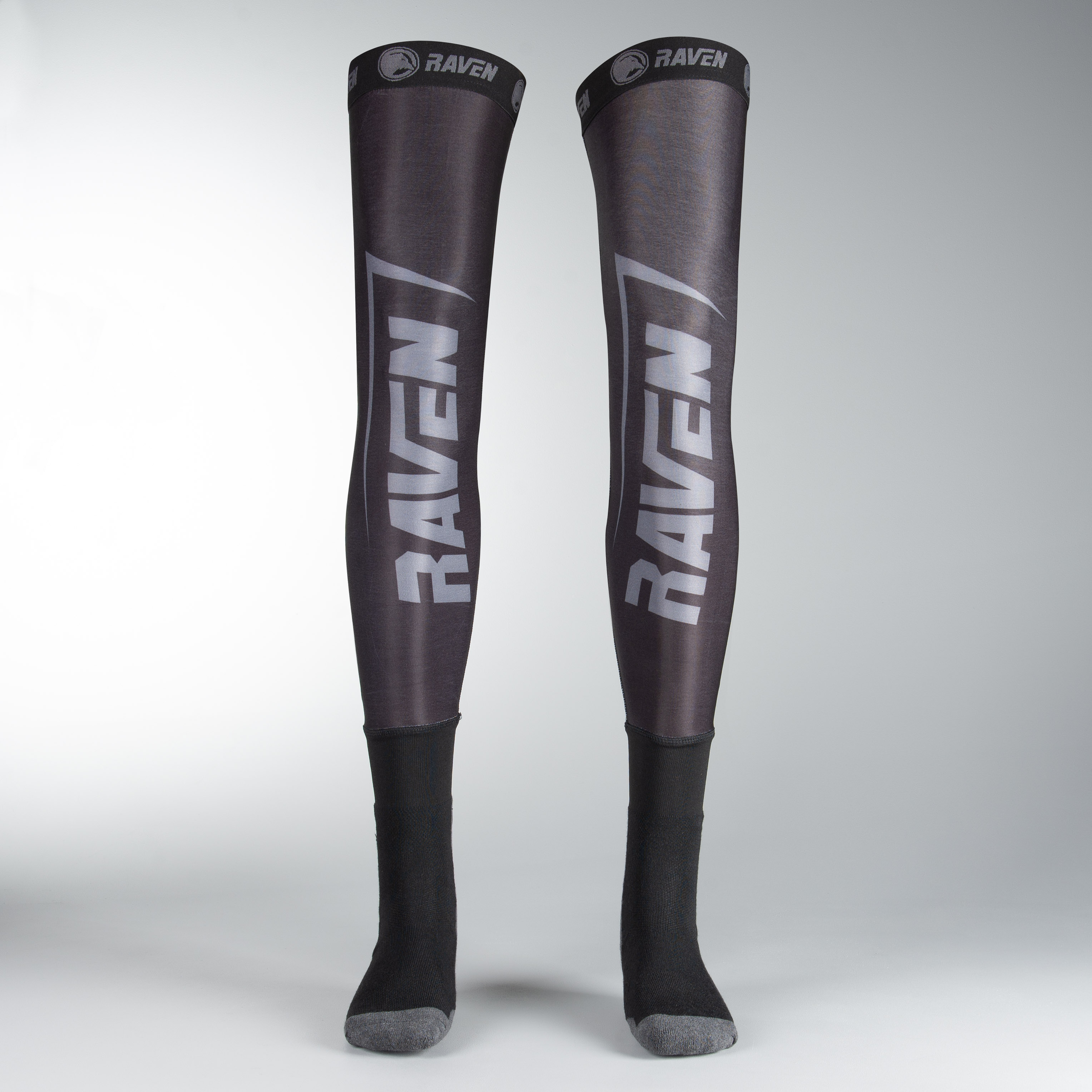 Raven Race Long Socks Black
