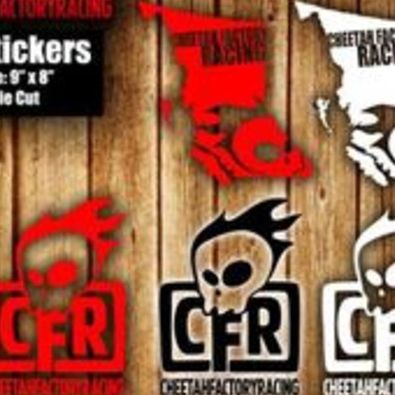 Cheetah Factory Racing XL Decals 9"x8"