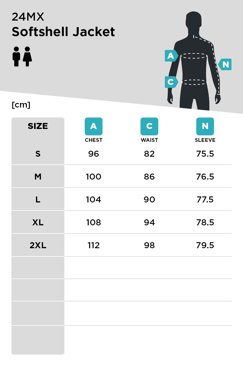 Personalized 24MX Team Softshell with Detachable Sleeves