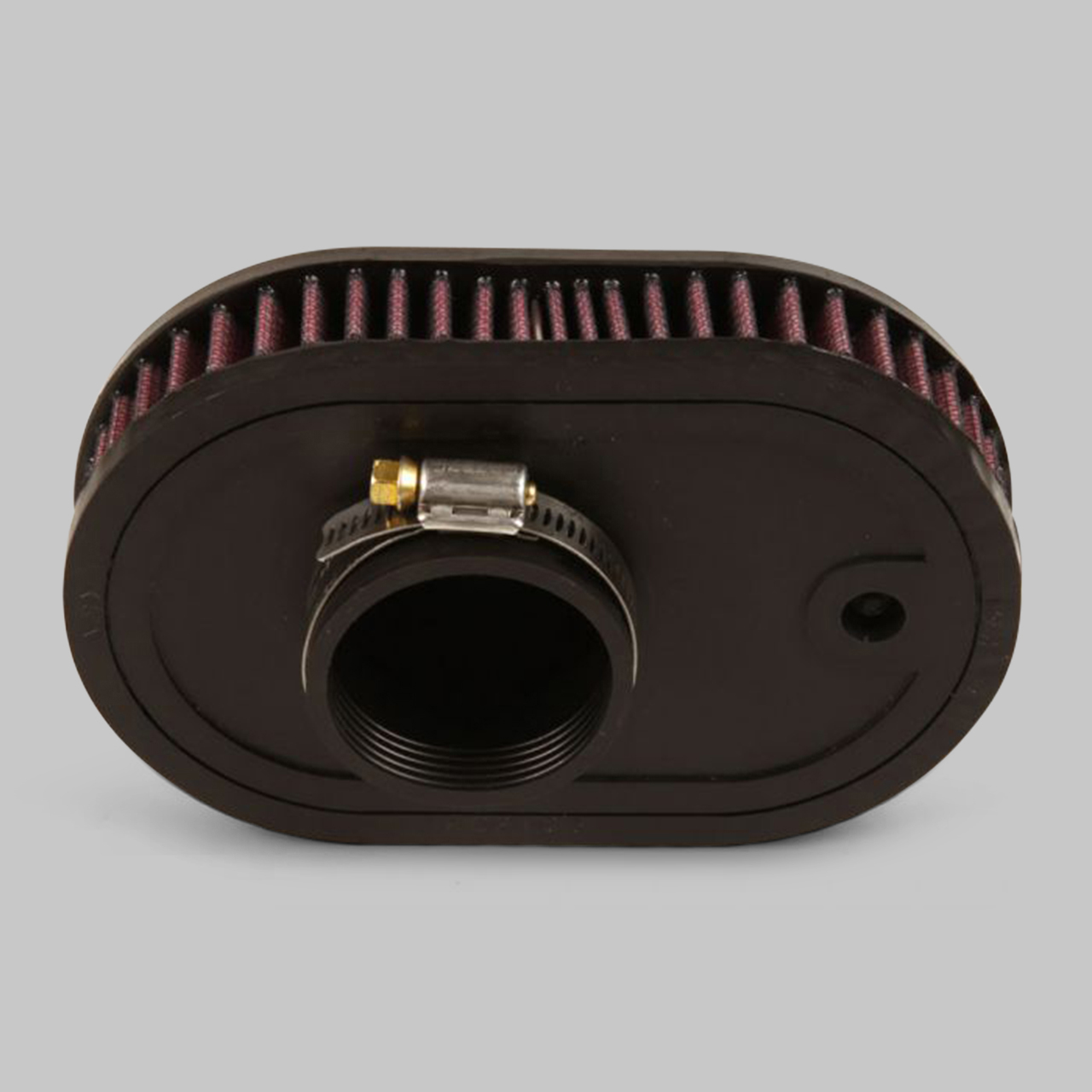 K&N Universal Air Filter Oval Chrome