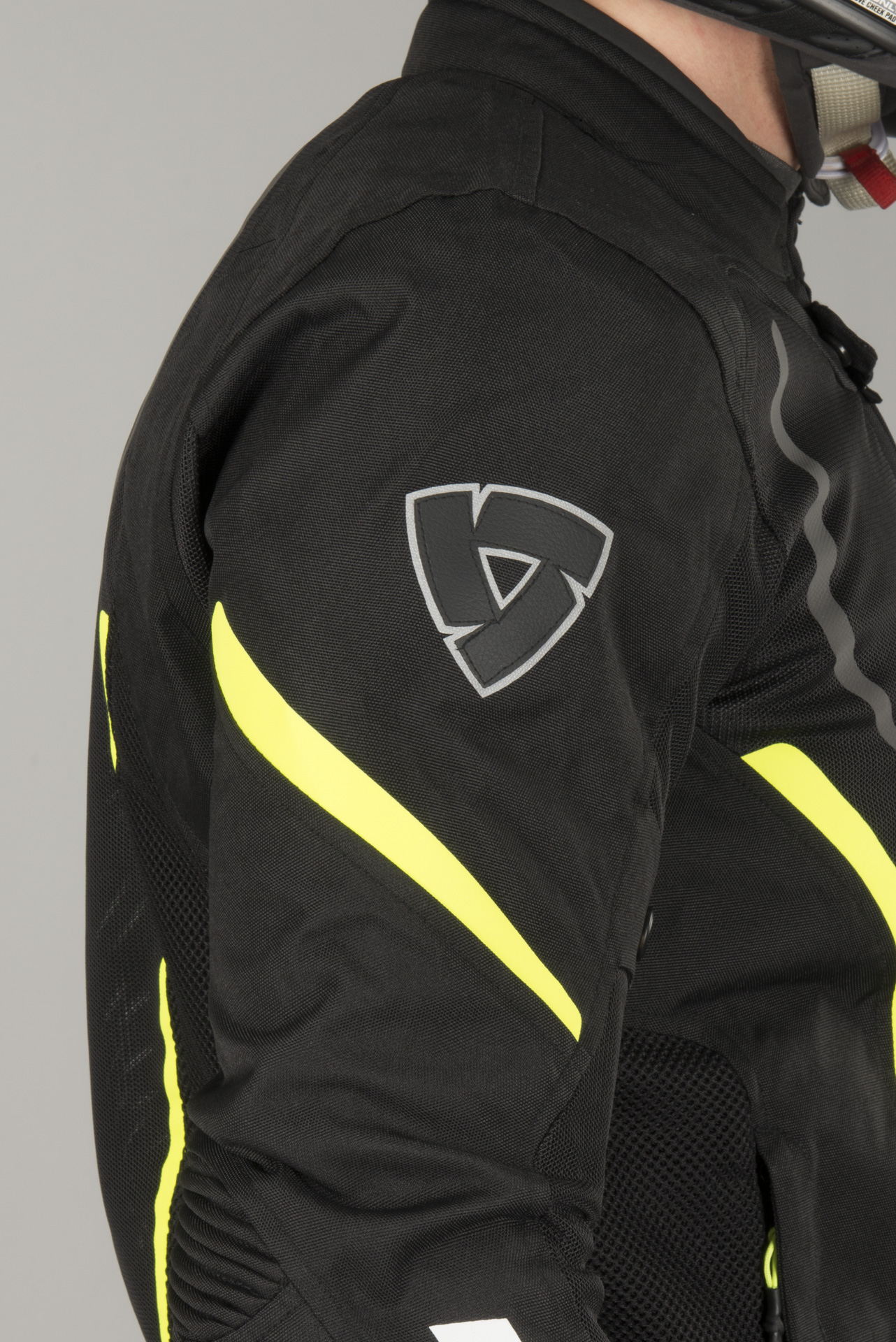 Motorcycle Jacket REVIT GT-R AIR 2 BLACK//FLUO size L