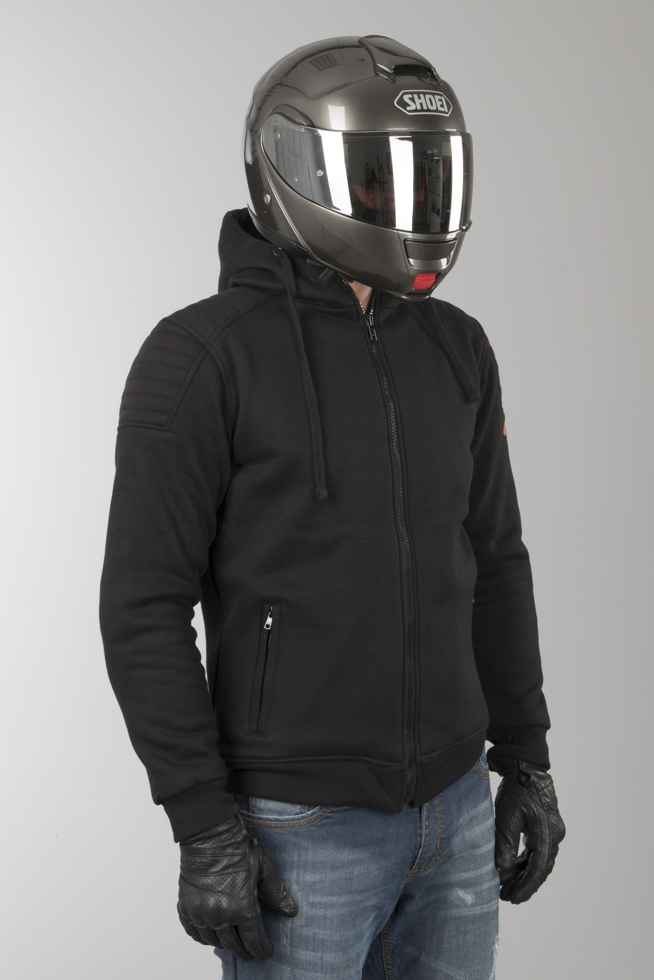 Chaqueta con capucha de Moto Course Hero Refuerzo Aramida