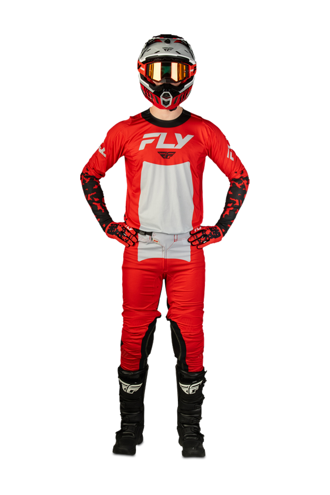 Calças MX FLY Racing Lite Flake