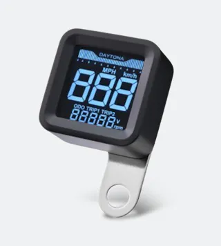 Compteur de Vitesse Digital Daytona Cube LCD + Compte-tours