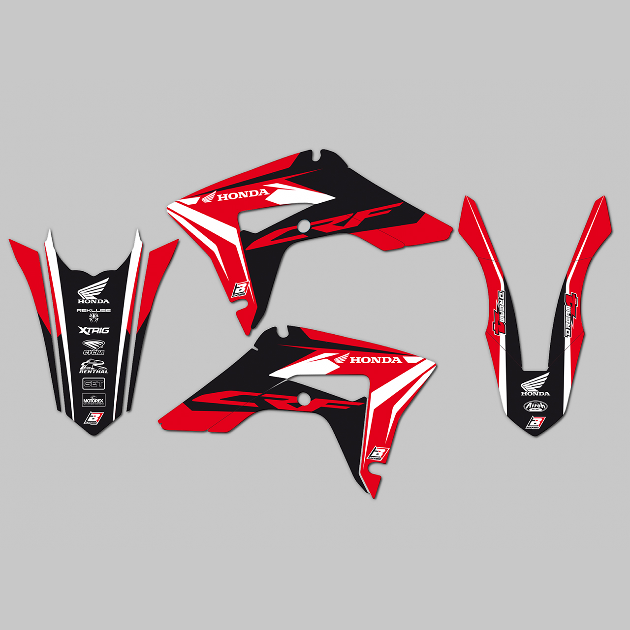 Blackbird Super Decal Kit White