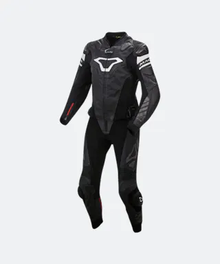 Leren 2-delig Motorpak Dames Macna Tracktix
