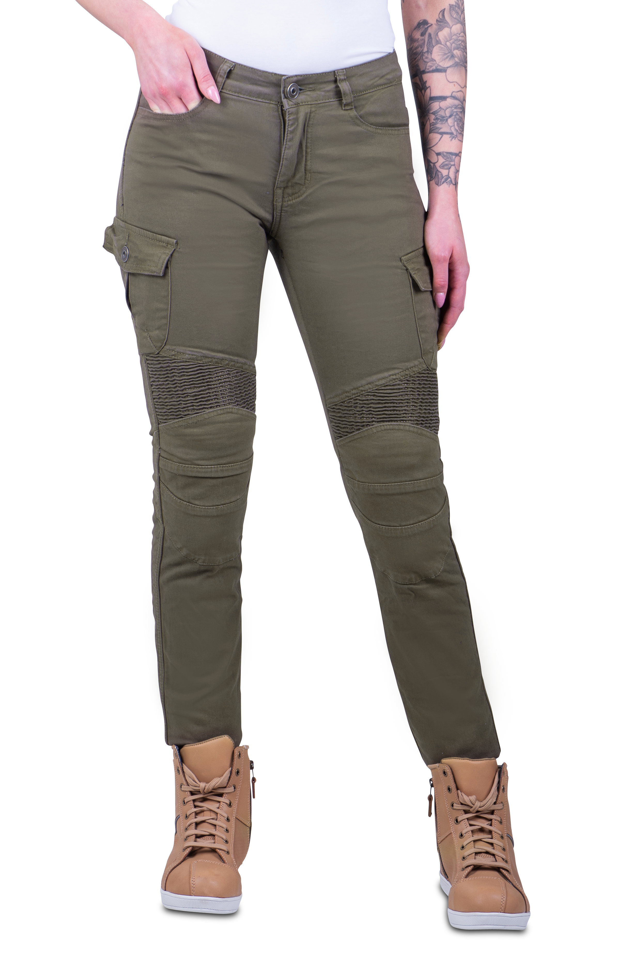 MC-Cargobukser Course Wasteland Aramid Forsterket Slim Fit Dame