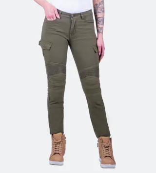 Motorbroek Dames Course Wasteland Aramide-Versterkte Slim Fit