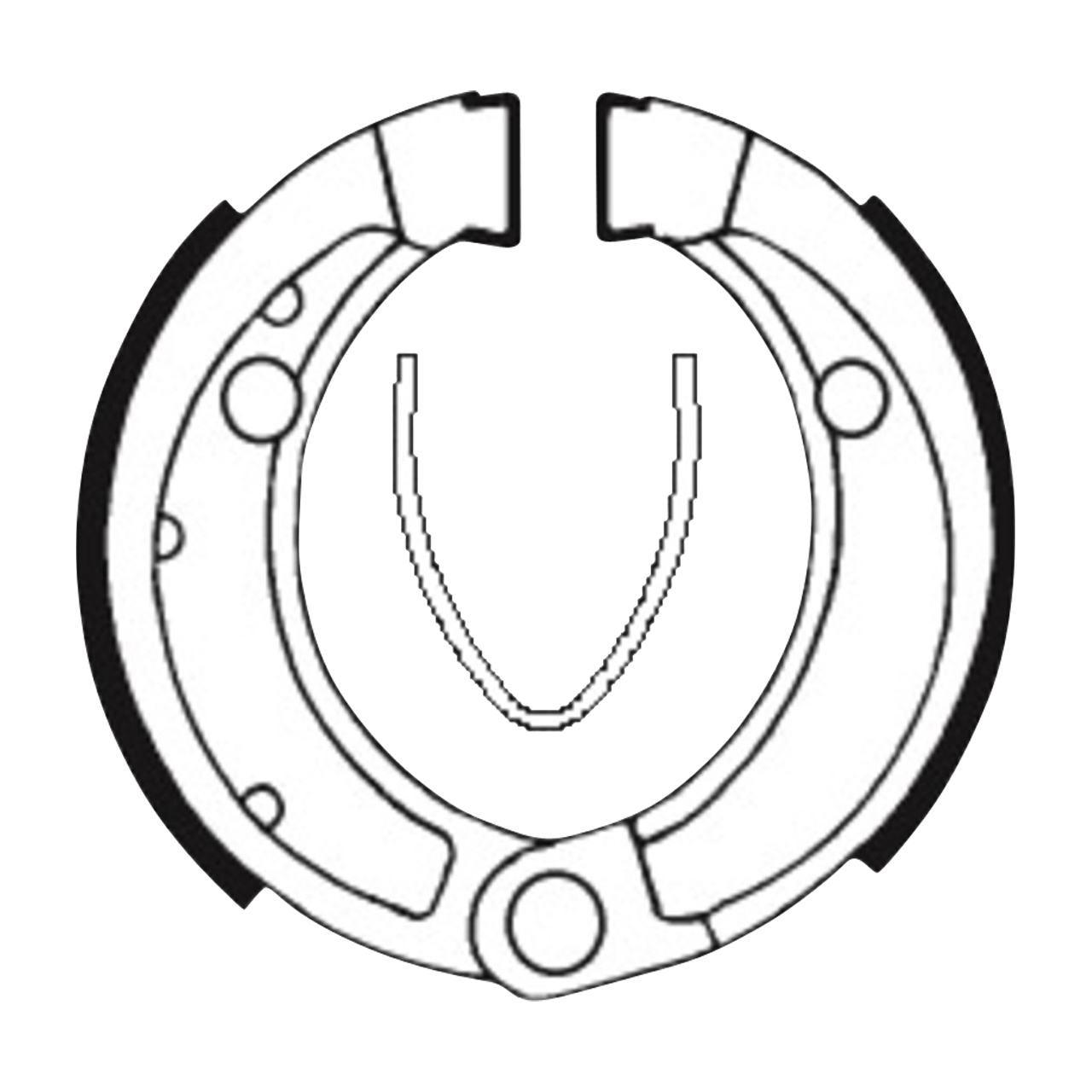 Tecnium ATV Organic Brake Shoe