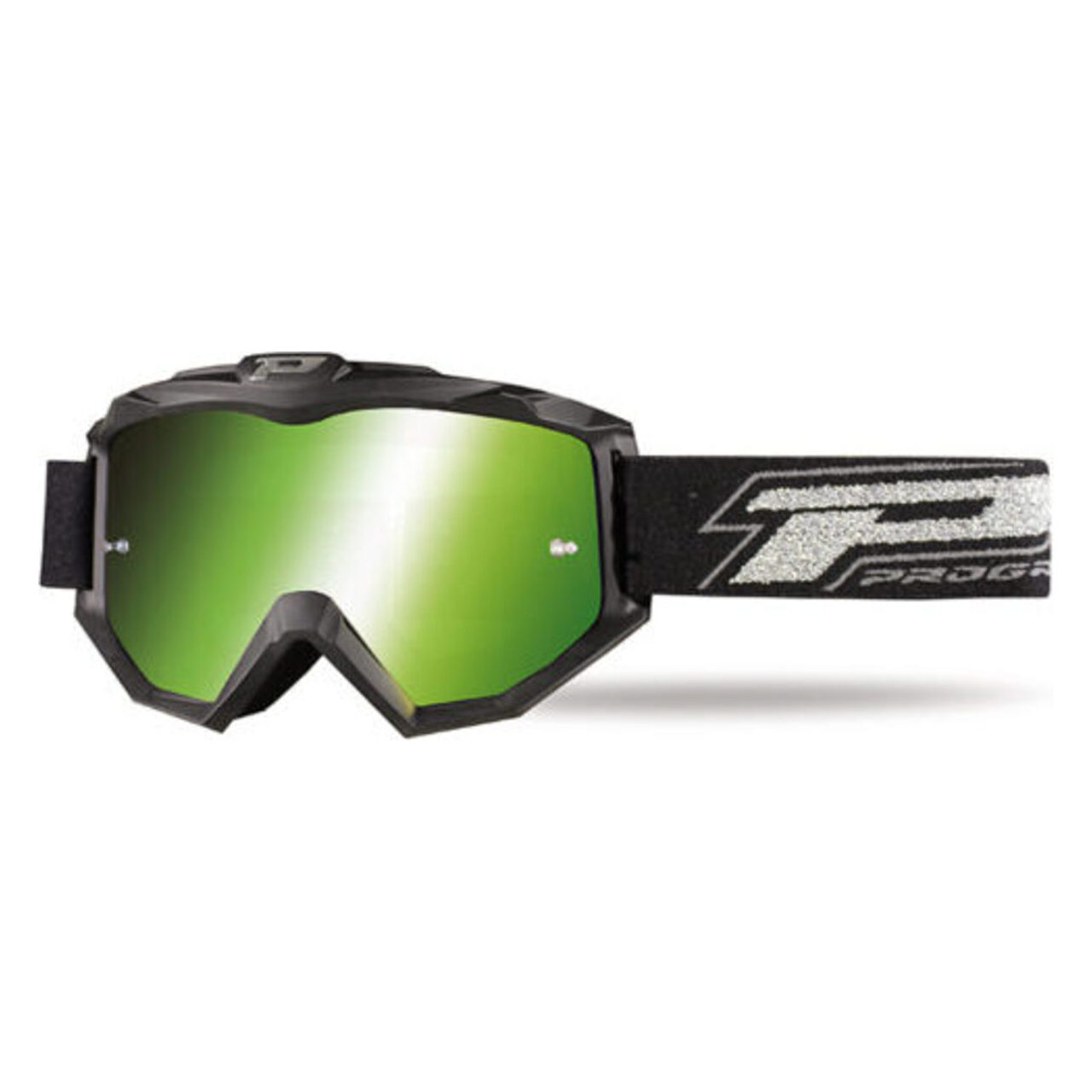 Crossbril ProGrip 3204 Mat Zwart/Groen Spiegel