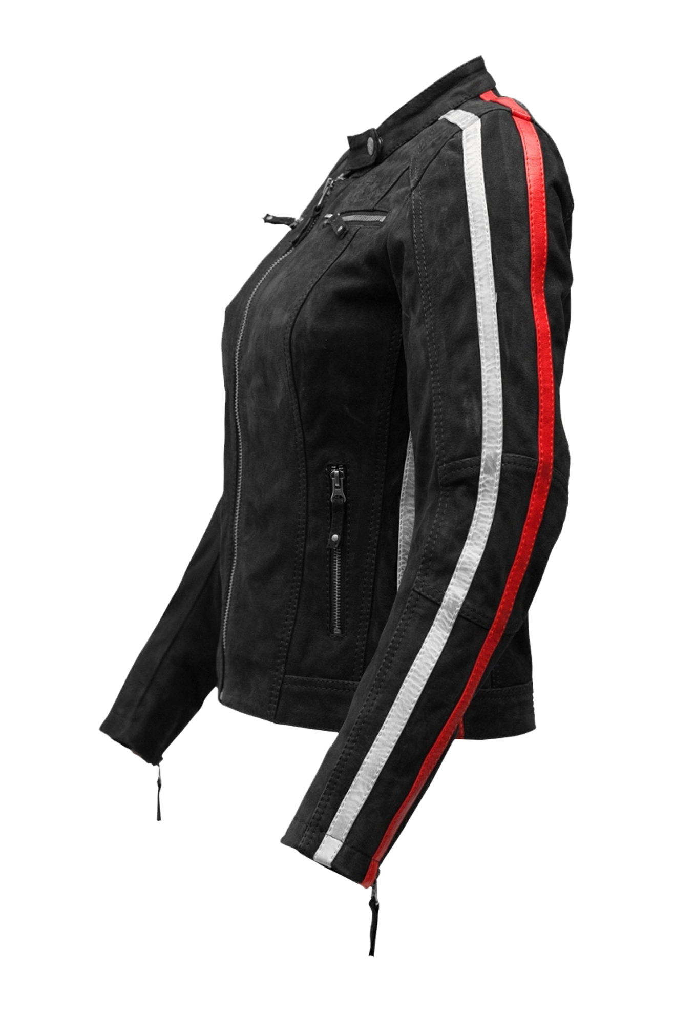 Rusty Stitches Uma Women's Motorcycle Jacket Nubuck