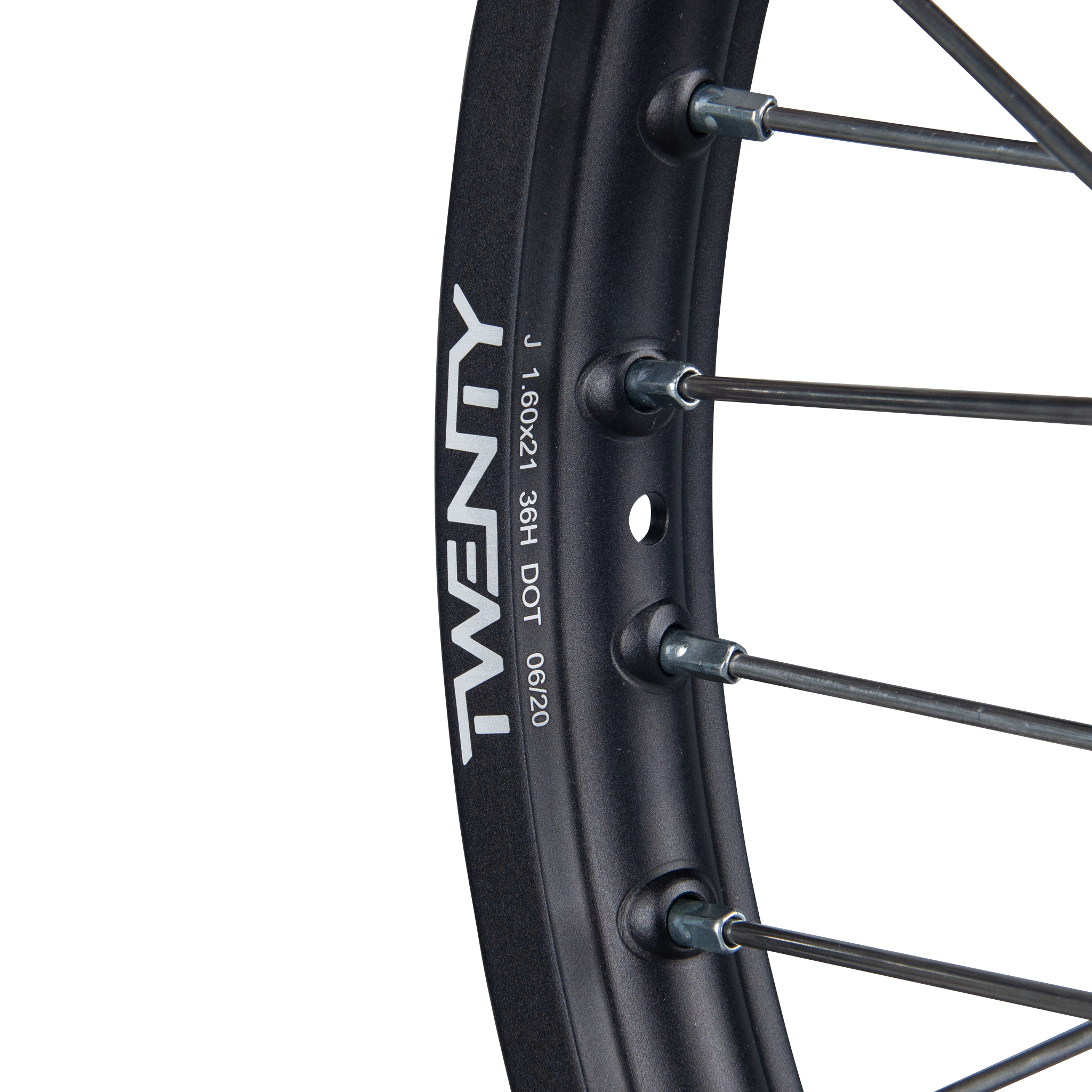 Twenty MX Front Wheel Black-Blue 21"