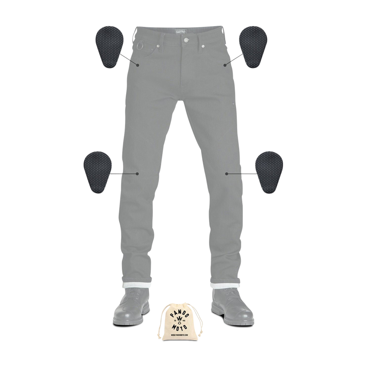 Pando Moto Steel 02 Motorcycle Jeans