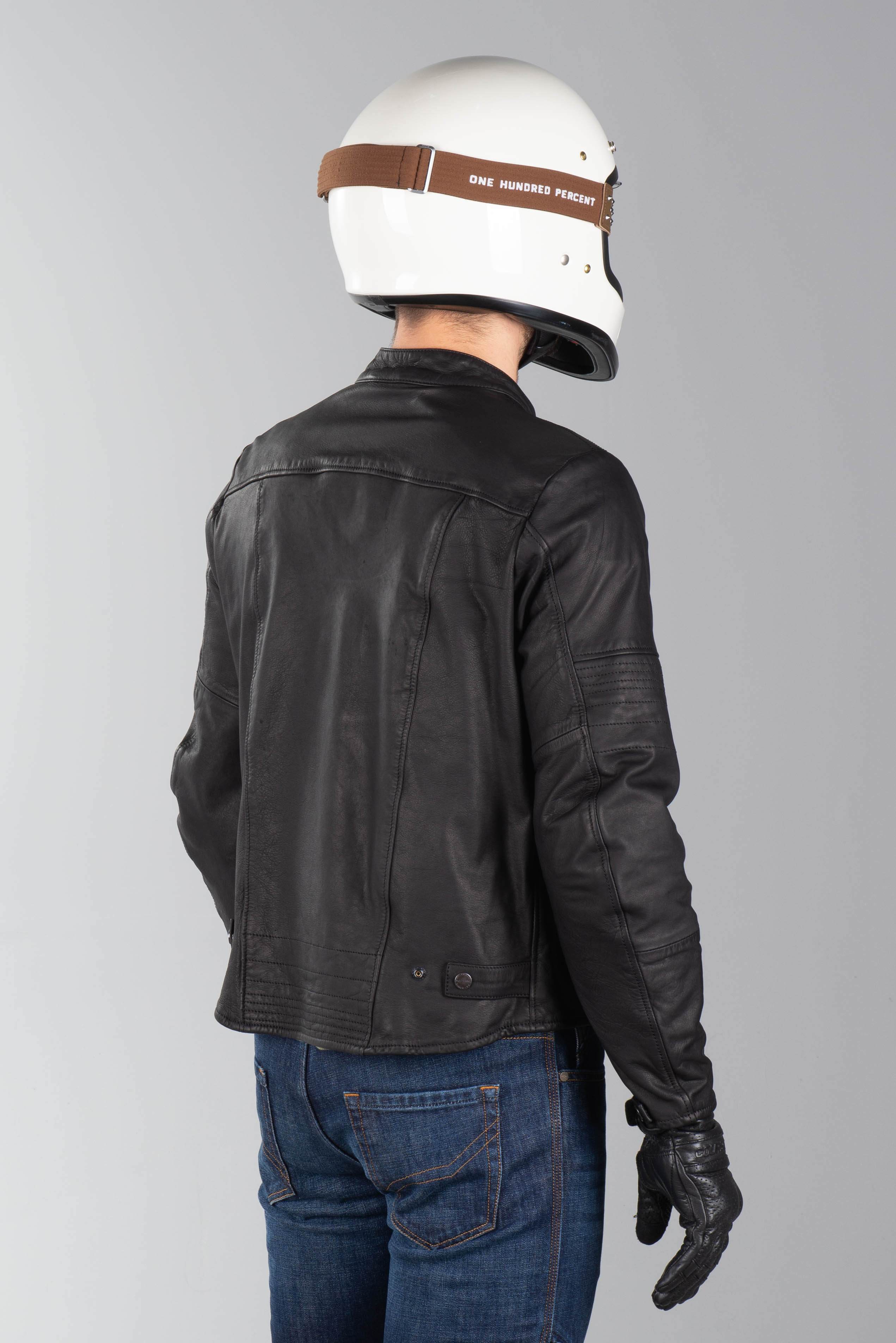 Chaqueta de cuero de garaje Spidi robusta