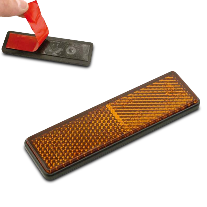 Reflector V-Parts 91x21 Rechthoekig Oranje