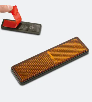 V-Parts 91x21 Rectangular Reflector Orange