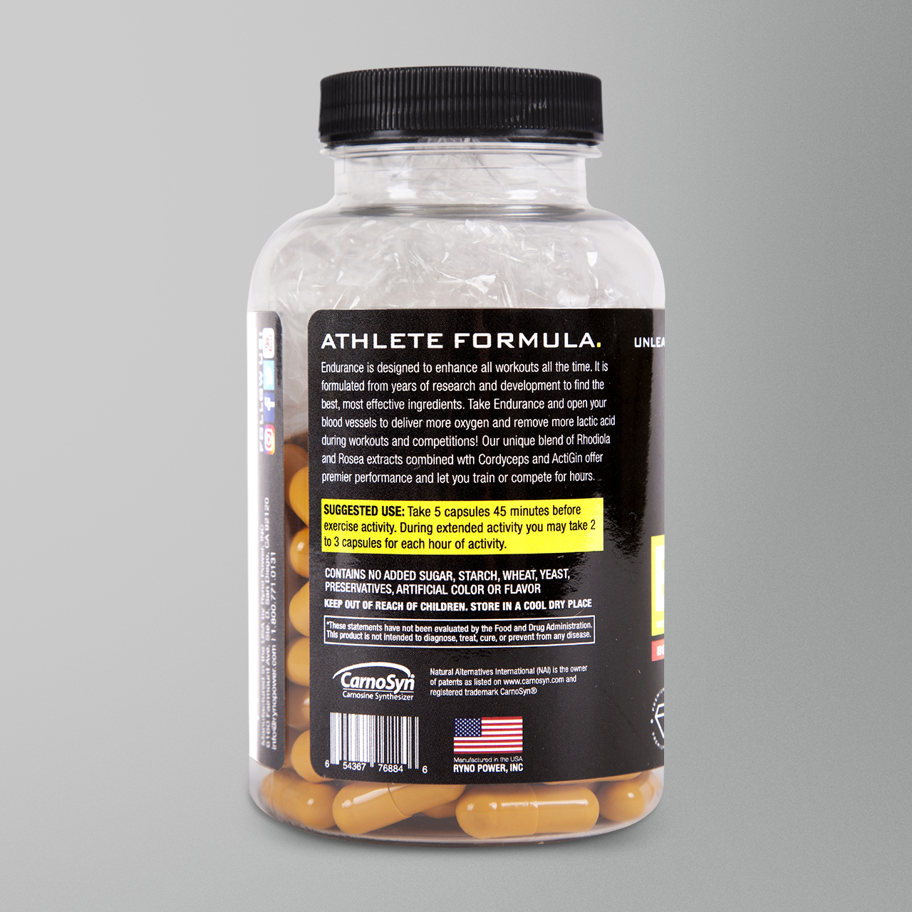 Ryno Power Endurance 125 tabs