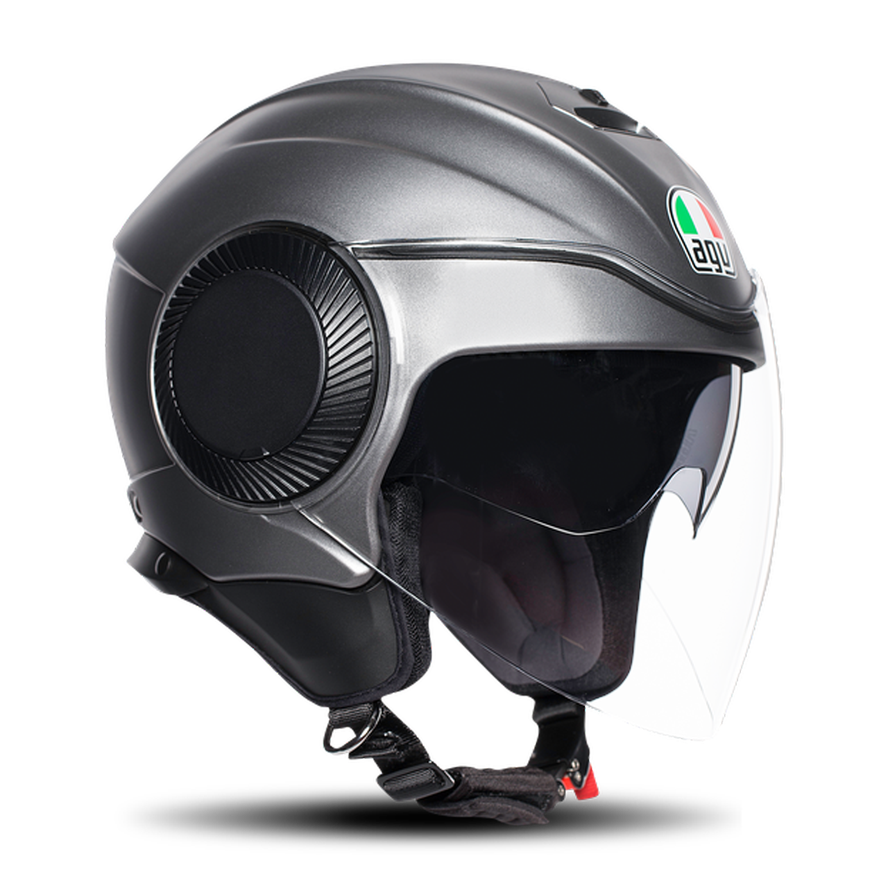 ★日本未発売★agv オービット マットグレーM(57-58) サンバイザー内蔵型 AGV Orbyt Open Helmet | 24mx