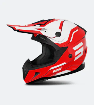 Casque Cross Shot Pulse Lines