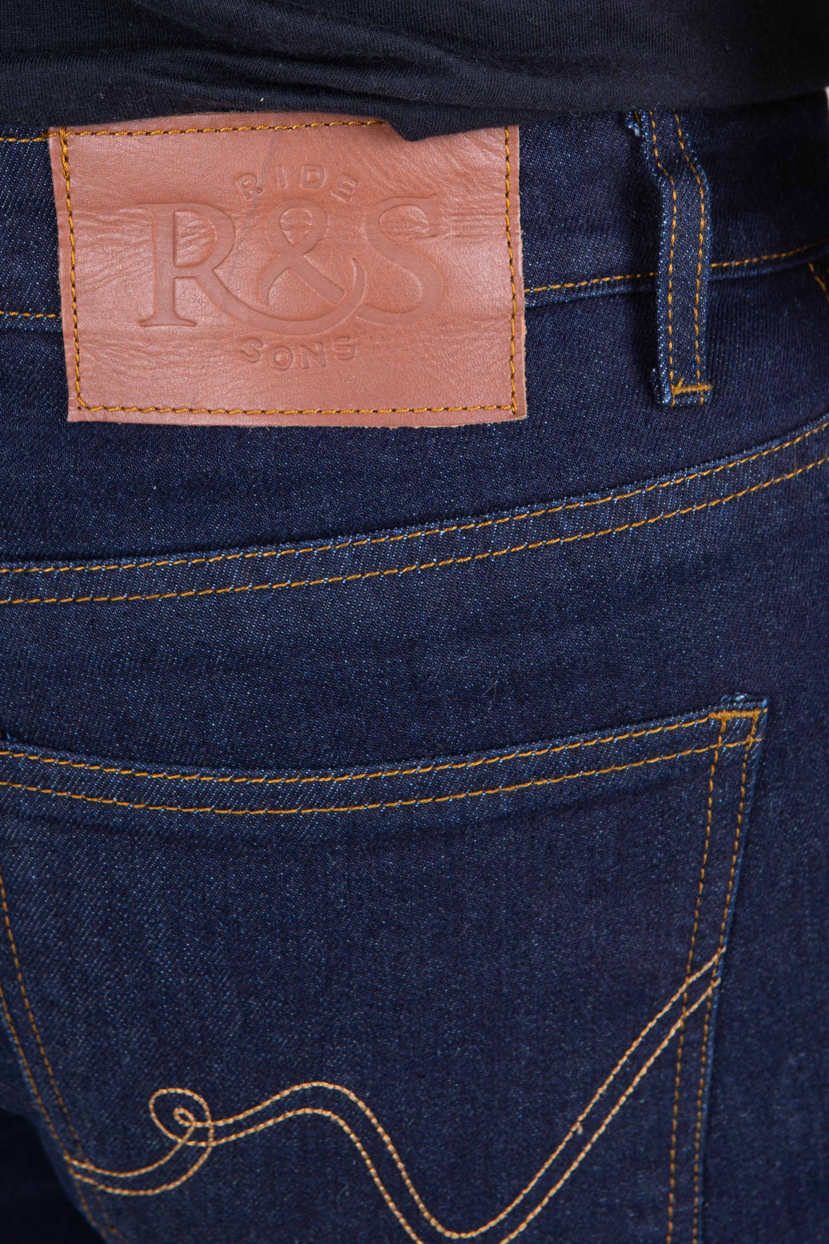 Jean Moto Ride&Sons Cordura Monocouche Straight/Regular Denim