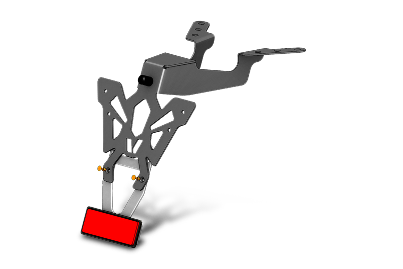 V-Parts Scooter License Plate Holder